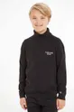 чёрный Детский хлопковый свитер Calvin Klein Jeans Для мальчиков