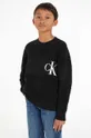 чорний Дитячий бавовняний светр Calvin Klein Jeans Для хлопчиків