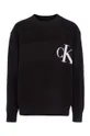 Dječji pamučni pulover Calvin Klein Jeans crna