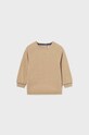 Mayoral sweter bawełniany niemowlęcy beżowy 309.3C.Baby.9BYX