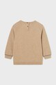 Mayoral sweter bawełniany niemowlęcy 309.3C.Baby.9BYX beżowy AW23