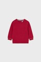 Mayoral sweter bawełniany niemowlęcy pozostałe czerwony 309.3C.Baby.9BYX