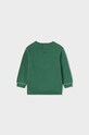 Mayoral sweter bawełniany niemowlęcy 309.3C.Baby.9BYX zielony AW23