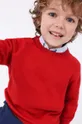 Mayoral sweter z domieszką wełny dziecięcy czerwony