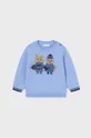 голубой Детский свитер с примесью шерсти Mayoral Для мальчиков