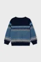 Detský sveter s prímesou vlny Mayoral modrá