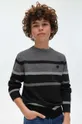 siva Otroški pulover s primesjo volne Mayoral Fantovski