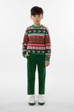 Kenzo Kids pulover copii cu modele verde K25885.114.150