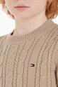 Tommy Hilfiger sweter dziecięcy KB0KB08512.128.176.9BYX beżowy