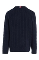 Chłopiec Tommy Hilfiger sweter dziecięcy KB0KB08512.128.176.9BYX czarny