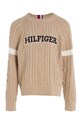 Детски пуловер Tommy Hilfiger KB0KB08513.128.176.9BYX бежов AW23
