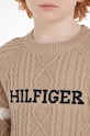 Детски пуловер Tommy Hilfiger KB0KB08513.128.176.9BYX бежов