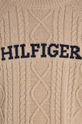 bež Dječji džemper Tommy Hilfiger