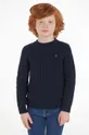 mornarsko modra Otroški pulover Tommy Hilfiger Fantovski