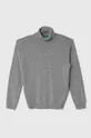sivá Detský sveter s prímesou vlny United Colors of Benetton Chlapčenský