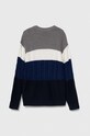 Emporio Armani pulover de lână pentru copii 6R4M59.4MHEZ gri AW23