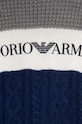 Chłopiec Emporio Armani sweter wełniany dziecięcy 6R4M59.4MHEZ szary