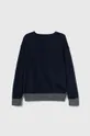 Детский шерстяной свитер Emporio Armani тёмно-синий