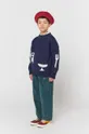 темно-синій Вовняний дитячий светр Bobo Choses Для хлопчиків