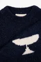mornarsko modra Otroški volneni pulover Bobo Choses