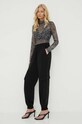 Bruuns Bazaar longsleeve Phlox Astri BBW3006 czarny AW23