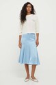 Custommade sweter wełniany 999226352 beżowy AW23
