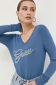 голубой Шерстяной свитер Guess