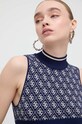 Топ Guess тёмно-синий W3YR26.Z37K0