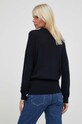 Oblečenie Sveter s prímesou hodvábu Tommy Hilfiger WW0WW38988 tmavomodrá