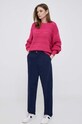 Πουλόβερ Tommy Hilfiger WW0WW39004 ροζ AW23