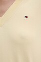 Πουλόβερ Tommy Hilfiger WW0WW40098 κίτρινο