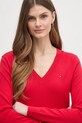 Svetr Tommy Hilfiger červená WW0WW40098