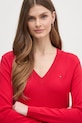 Tommy Hilfiger pulóver piros WW0WW40098