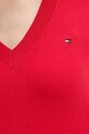 Tommy Hilfiger pulóver WW0WW40098 piros