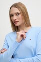 Πουλόβερ Tommy Hilfiger μπλε WW0WW40098