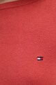 Πουλόβερ Tommy Hilfiger WW0WW40099 κόκκινο
