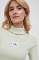 Sveter Calvin Klein Jeans J20J221688 zelená