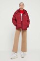 Tommy Jeans sweter bawełniany DW0DW15940 czerwony AW23