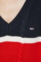 Tommy Jeans sweter DW0DW15941 granatowy
