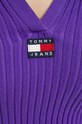 Sveter Tommy Jeans DW0DW14950 fialová