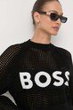 Пуловер BOSS черен 50494137