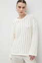 Samsoe Samsoe pulover F23200005 bej AW23