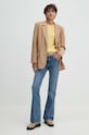 Polo Ralph Lauren sweter wełniany 211910421 żółty AW24