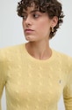 Polo Ralph Lauren sweter wełniany żółty 211910421