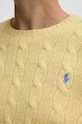Polo Ralph Lauren sweter wełniany 211910421 żółty