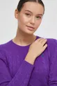 lila Polo Ralph Lauren gyapjú pulóver