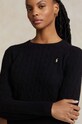 Odzież Polo Ralph Lauren sweter wełniany 211910421 czarny