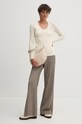 Вовняний светр Polo Ralph Lauren 211910422 бежевий AW24