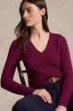 Vlněný svetr Polo Ralph Lauren 211910422 fialová
