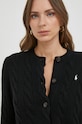 Вълнена жилетка Polo Ralph Lauren черен 211910443